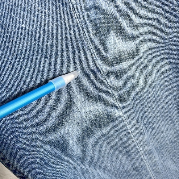 DEREK LAN 10 CROSBY Lucia Front Slit Italian Denim High Waist Jeans Size 29 - Picture 6 of 14